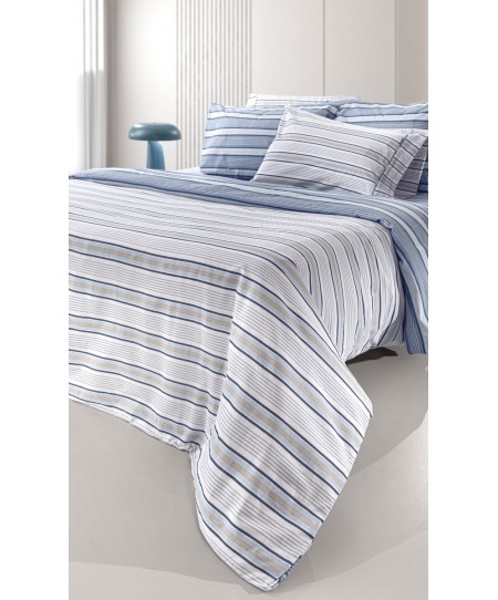 Σετ 4τμχ Σεντόνια Pinstripe Denim 240Χ265