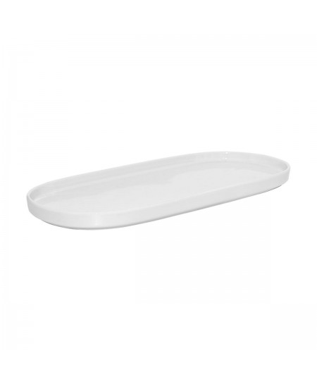ESTIA ΠΙΑΤΕΛΑ ΟΒΑΛ KYRA 36cm ΛΕΥΚΗ