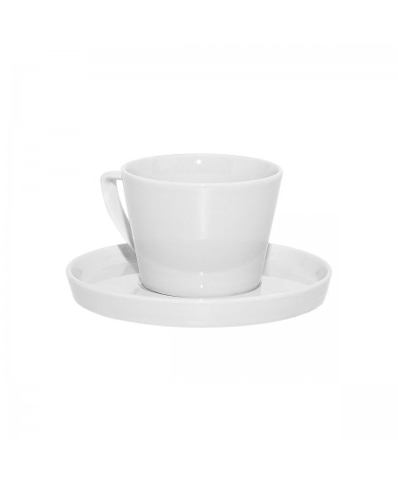 ESTIA ΦΛΥΤΖΑΝΙ ΚΑΦΕ KYRA 220ml ΛΕΥΚΟ ΜΕ ΠΙΑΤΑΚΙ