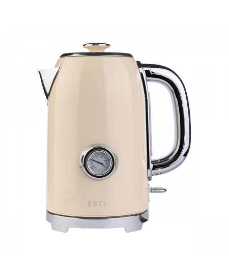 ESTIA ΒΡΑΣΤΗΡΑΣ RETRO EPOQUE ΑΝΟΞΕΙΔΩΤΟΣ 2200w 1.7lt ΚΡΕΜ