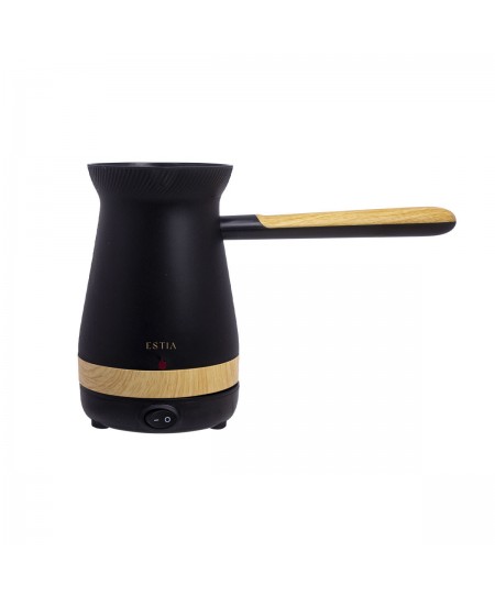 ESTIA ΗΛΕΚΤΡΙΚΟ ΜΠΡΙΚΙ OAK 1000W ΜΕ ΑΠΟΣΠΩΜΕΝΗ ΒΑΣΗ 360° ΜΑΥΡΟ