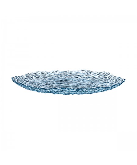  ΠΙΑΤΕΛΑ ΣΕΡΒΙΡΙΣΜΑΤΟΣ ROCHE ΓΥΑΛΙΝΗ 32x2.9cm ΜΠΛΕ 