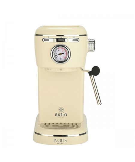 ESTIA ΜΗΧΑΝΗ ESPRESSO IVORIS 1100w 20bar 1.2lt