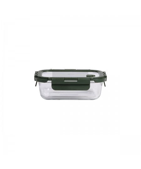 ESTIA ΦΑΓΗΤΟΔΟΧΕΙΟ CLICK&SEAL 660ml 17x12.5x5.2cm OLIVE
