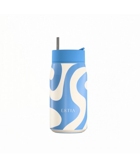 ESTIA ΘΕΡΜΟΣ LENS SAVE THE AEGEAN 360ml OCEAN WAVES