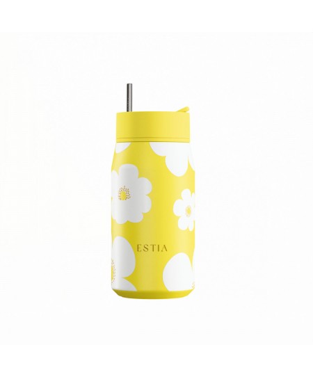 ESTIA ΘΕΡΜΟΣ LENS SAVE THE AEGEAN 360ml YELLOW DAISY