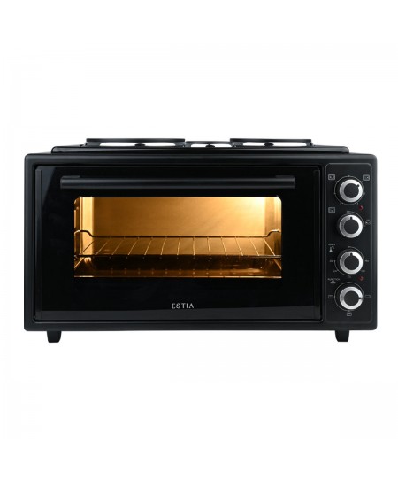 ESTIA ΗΛΕΚΤΡΙΚΟ ΦΟΥΡΝΑΚΙ MASTERCOOK COMPACT 2950W 48lt ΜΕ 3 ΕΣΤΙΕΣ ΚΑΙ 4 ΛΕΙΤΟΥΡΓΙΕΣ ΑΝΤΙΣΤΑΣΗΣ
