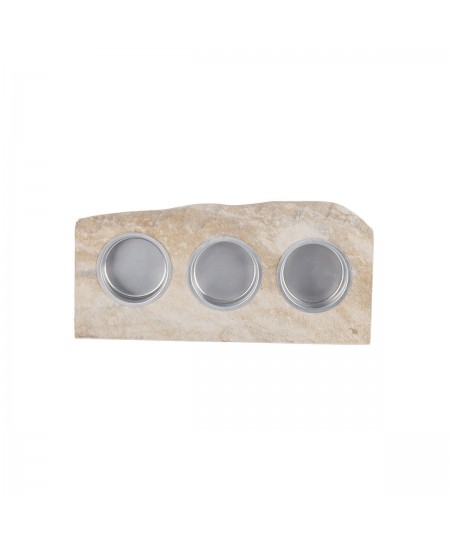 ESTIA ΞΥΛΙΝΟ ΚΗΡΟΠΗΓΙΟ ΓΙΑ ΡΕΣΩ 3 ΘΕΣΕΩΝ FIBRA 19x9x2,5cm