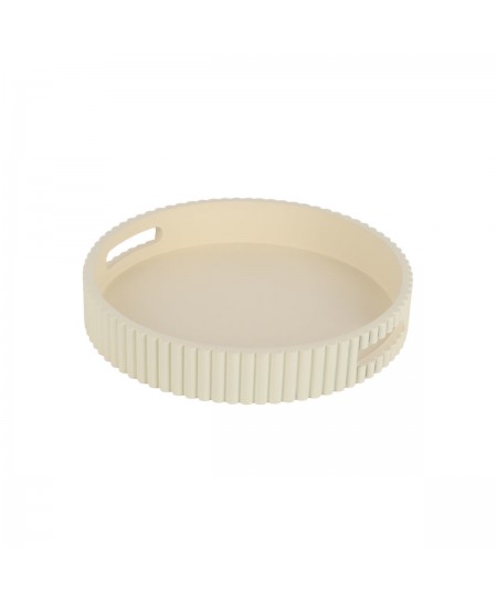 ESTIA ΞΥΛΙΝΟΣ ΔΙΣΚΟΣ ΣΕΡΒΙΡΙΣΜΑΤΟΣ FIBRA BUTTER YELLOW 30cm
