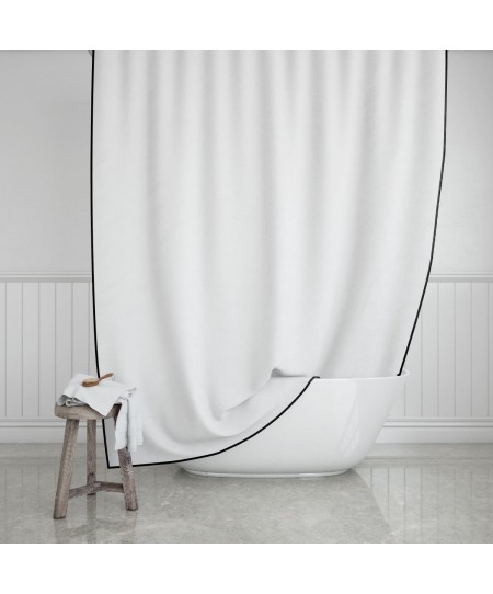 ESTIA ΚΟΥΡΤΙΝΑ ΜΠΑΝΙΟΥ FRAME ΥΦΑΣΜΑΤΙΝΗ 180x200cm
