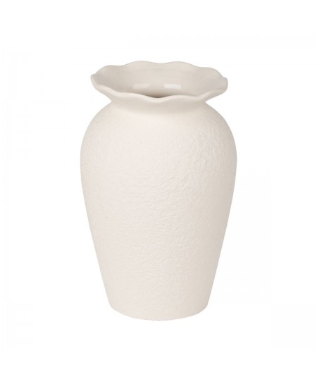 ESTIA ΒΑΖΟ ΤΥΠΟΥ ΑΜΦΟΡΕΑ CLAYRA ΚΕΡΑΜΙΚΟ 22.6cm OFF WHITE