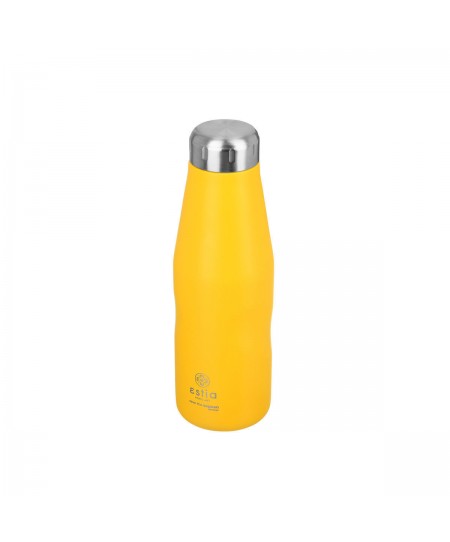 ΘΕΡΜΟΣ TRAVEL FLASK SAVE THE AEGEAN 500ml BURNT YELLOW 01-9007, ESTIA