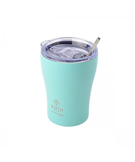 ΘΕΡΜΟΣ COFFEE MUG SAVE THE AEGEAN 350ml BERMUDA GREEN 01-12106, ESTIA