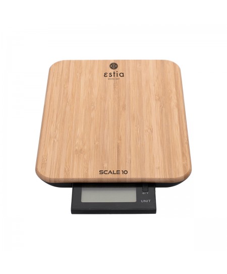 ESTIA ΖΥΓΑΡΙΑ ΚΟΥΖΙΝΑΣ SCALE 10 ΨΗΦΙΑΚΗ ΜΕΓΙΣΤΟY ΒΑΡΟΥΣ 10kg BAMBOO 06-12038