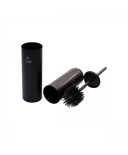 ESTIA ΠΙΓΚΑΛ DITA ΑΝΟΞΕΙΔΩΤΟ ΜΕ ΠΛΑΣΤΙΚΟ ΔΟΧΕΙΟ 23cm ΜΑΤ ΜΑΥΡΟ, 02-7485