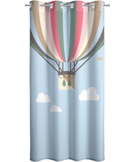Παιδική & Βρεφική Κουρτίνα Soft-Touch Balloons με Τρουκς