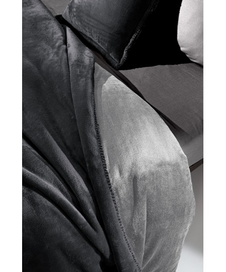 ΠΡΟΣΦΟΡΑ! Κουβέρτα VELVET Anthracite 220X240 δύο όψεων και ΔΩΡΟ μαξιλαράκι διακοσμητικό 45x45 ΠΡΟΣΦΟΡΑ! Κουβέρτα VELVET Anthracite 220X240 δύο όψεων και ΔΩΡΟ μαξιλαράκι διακοσμητικό 45x45