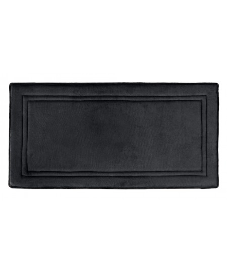 Χαλάκια memory foam 2τμχ. SOFTY BLACK 60X120