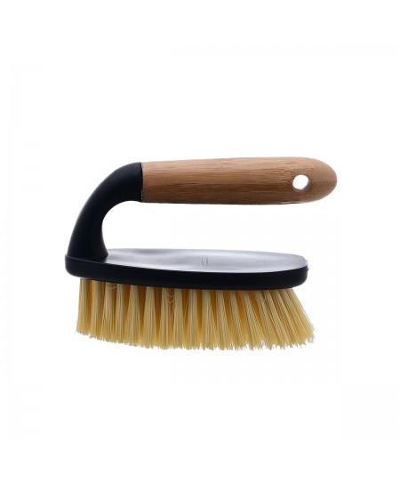 ESTIA ΒΟΥΡΤΣΑ ΚΑΘΑΡΙΣΜΟΥ ΠΑΤΩΜΑΤΟΣ ΧΕΙΡΟΣ BAMBOO ESSENTIALS BLACK 04-14278