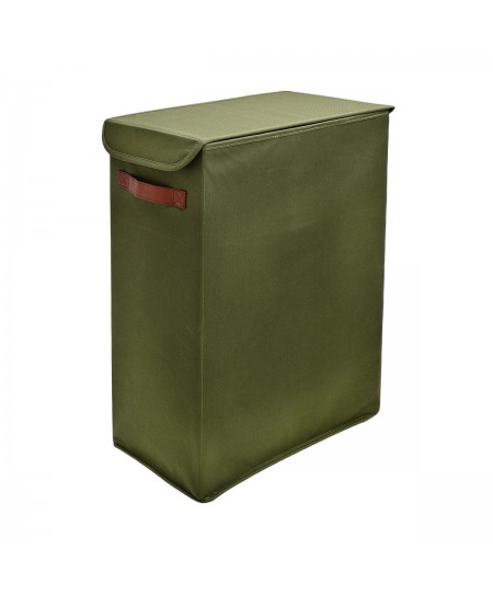 ESTIA ΚΑΛΑΘΙ ΑΠΛΥΤΩΝ ΠΟΛΥΕΣΤΕΡΑ 38x21x55cm OLIVE GREEN 02-14926