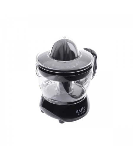 ESTIA ΛΕΜΟΝΟΣΤΙΦΤΗΣ BLACK PLUS ΠΛΑΣΤΙΚΟΣ 40w ΜΕ ΔΥΟ ΚΩΝΟΥΣ 700ml ΜΑΥΡΟΣ 06-11611