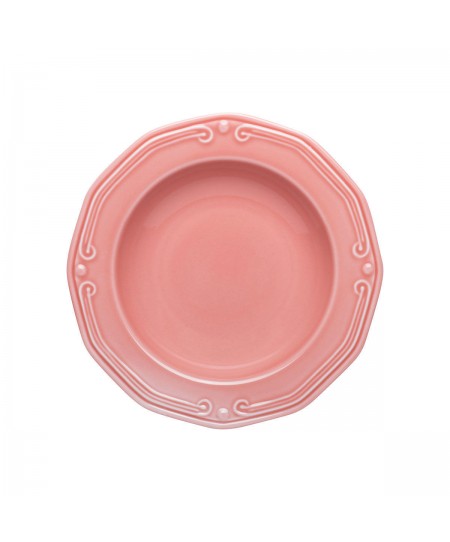 ESTIA ΠΙΑΤΟ ΒΑΘΥ ATHÉNÉE ΠΟΡΣΕΛΑΝΙΝΟ ΑΝΑΓΛΥΦΟ 23cm  ROSE 07-13561