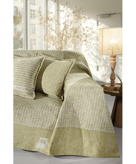 Ριχτάρι Parfait Olive πολυθρόνας με δύο όψεις τελειώματος 180x150