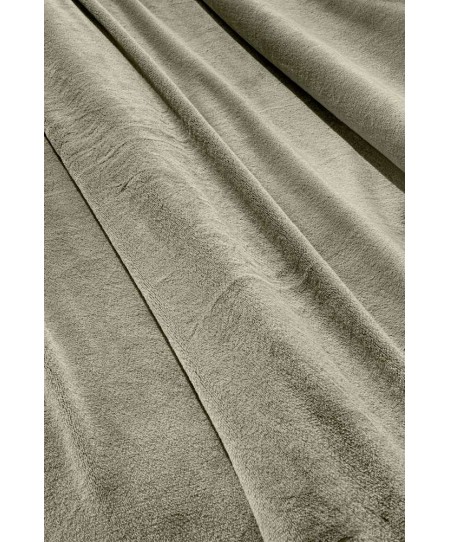 Σετ Κουβέρτα Velvet Khaki 160x240 & ΔΩΡΟ Διακοσμητικό Μαξιλαράκι