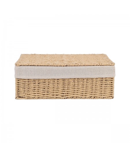 ESTIA ΚΟΥΤΙ ΑΠΟΘΗΚΕΥΣΗΣ & ΟΡΓΑΝΩΣΗΣ BOTANICA 36x27x13cm ΜΕ ΕΣΩΤΕΡΙΚΗ ΕΠΕΝΔΥΣΗ & ΚΑΠΑΚΙ