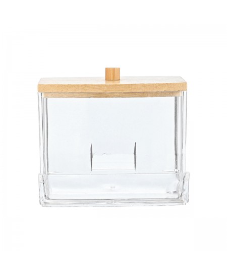 ESTIA ΚΟΥΤΙ ΑΠΟΘΗΚΕΥΣΗΣ & ΟΡΓΑΝΩΣΗΣ BAMBOO ESSENTIALS ΓΙΑ ΜΠΑΤΟΝΕΤΕΣ 9x7.5x7 ΜΕ ΚΑΠΑΚΙ
