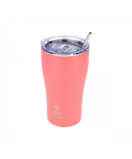 ESTIA ΘΕΡΜΟΣ COFFEE MUG SAVE THE AEGEAN 500ml FUSION CORAL
