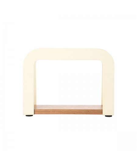 ESTIA ΧΑΡΤΟΠΕΤΣΕΤΟΘΗΚΗ ΟΡΘΙΑ ACACIA ΜΕΤΑΛΛΙΚΗ IVORY