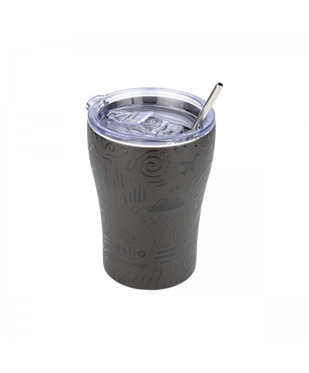 ESTIA ΘΕΡΜΟΣ COFFEE MUG SAVE THE AEGEAN 350ml NOIR ECHO