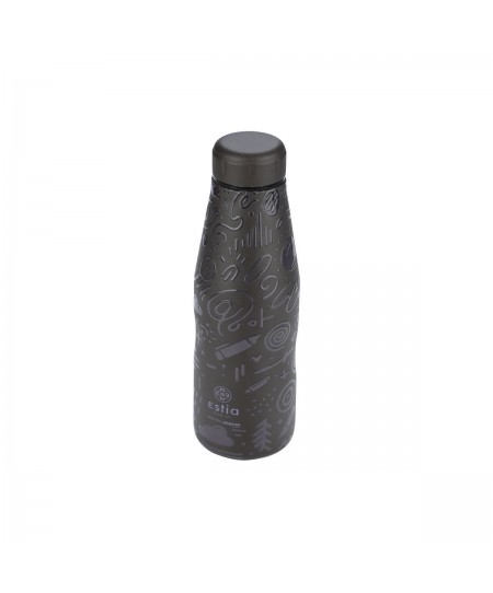 ESTIA ΘΕΡΜΟΣ TRAVEL FLASK SAVE THE AEGEAN 500ml NOIR ECHO
