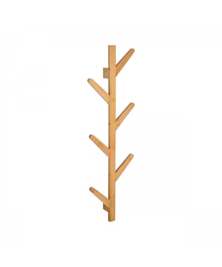 ESTIA ΚΡΕΜΑΣΤΡΑ ΤΟΙΧΟΥ BAMBOO ΚΑΘΕΤΗ 6 ΘΕΣΕΩΝ ΜΕ ΠΛΑΚΕ ΓΑΝΤΖΟΥΣ 04-19709