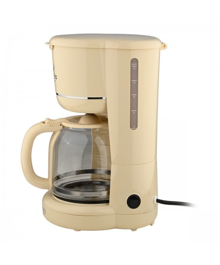 ESTIA ΚΑΦΕΤΙΕΡΑ ΦΙΛΤΡΟΥ IVORIS ΠΛΑΣΤΙΚΗ 900w ΜΕ ΓΥΑΛΙΝΗ ΚΑΝΑΤΑ 1.5lt