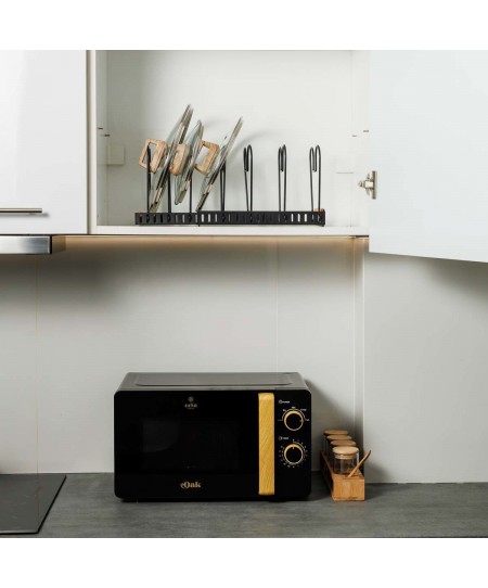 ESTIA ΦΟΥΡΝΟΣ ΜΙΚΡΟΚΥΜΑΤΩΝ OAK 7000w 20lt ΜΑΥΡΟ