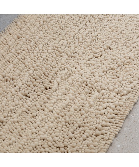 ESTIA ΤΑΠΕΤΟ ΜΠΑΝΙΟΥ SHAGGY 80x50cm ΠΟΛΥΕΣΤΕΡΑ TAUPE