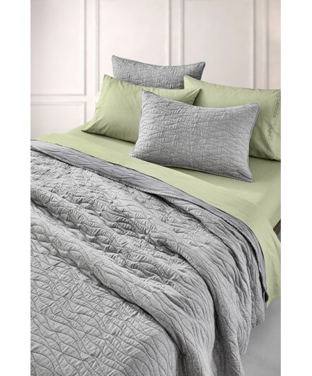 Σετ 2τμχ Κουβερλί Shadow Grey 220x240