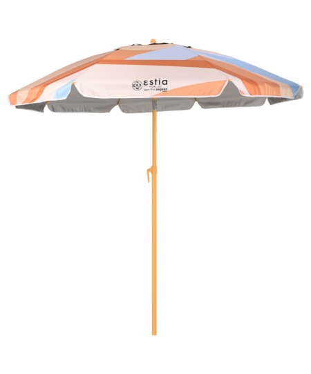 ESTIA ΟΜΠΡΕΛΑ ΘΑΛΑΣΣΗΣ SUMMER DAZE ΜΕ ΠΡΟΣΤΑΣΙΑ UPF 50+ ΑΛΟΥΜΙΝΙΟΥ 2m