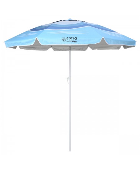 ESTIA ΟΜΠΡΕΛΑ ΘΑΛΑΣΣΗΣ SERENE SHORES ΜΕ ΠΡΟΣΤΑΣΙΑ UPF 50+ ΑΛΟΥΜΙΝΙΟΥ 2m