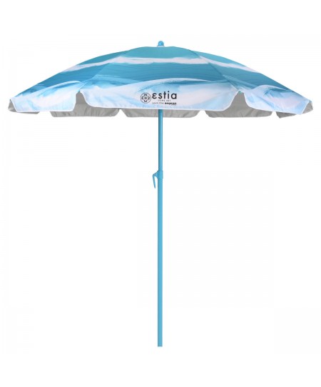 ESTIA ΟΜΠΡΕΛΑ ΘΑΛΑΣΣΗΣ TRANQUIL TIDES ΜΕ ΠΡΟΣΤΑΣΙΑ UPF 50+ ΜΕΤΑΛΛΙΚΗ 2m