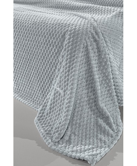 Σετ 2τμχ Κουβέρτα Smoothie Silver 220x240