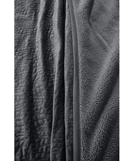 Σετ 2τμχ Κουβέρτα Bolzano Anthracite 220x240