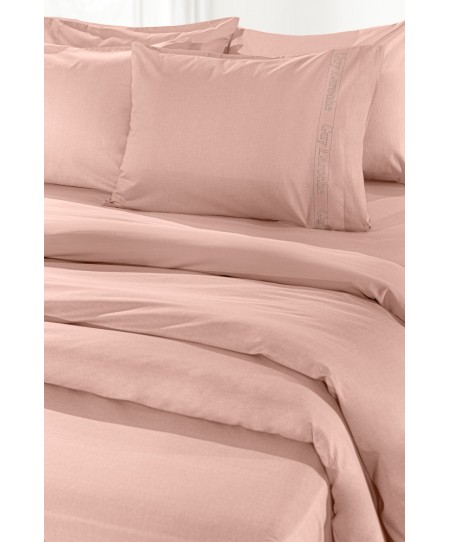 Παπλωματοθήκη Color Plus Coral 255x245