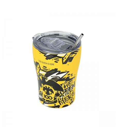 ESTIA ΘΕΡΜΟΣ COFFEE MUG AEK BC EDITION THE QUEEN IS HERE 350ml 00-27261
