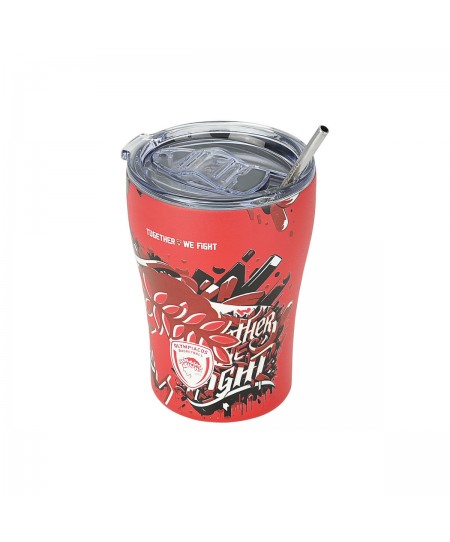 ESTIA ΘΕΡΜΟΣ COFFEE MUG OLYMPIACOS BC EDITION TOGETHER WE FIGHT 350ml