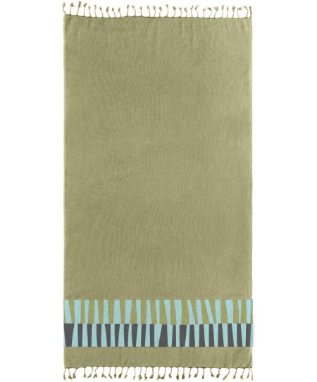 Πετσέτα Θαλάσσης Pestemal 23 Khaki 90x170