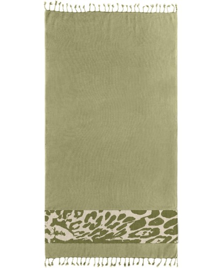 Πετσέτα Θαλάσσης Pestemal 24 Khaki 90x170