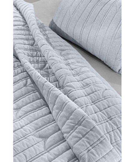 Σετ 2τμχ Κουβερλί Aurora Blue 240x250
